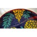 POOLE POTTERY STUDIO YELLOW WISTERIA 41.5cm WALL DISPLAY CHARGER DISH 